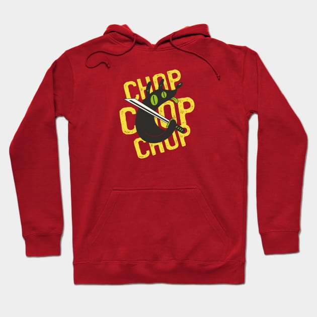 Chop chop - dog with sword Hoodie by Catfactory